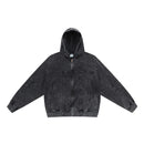 100% Cotton Retro Washed Zipper Hoodies