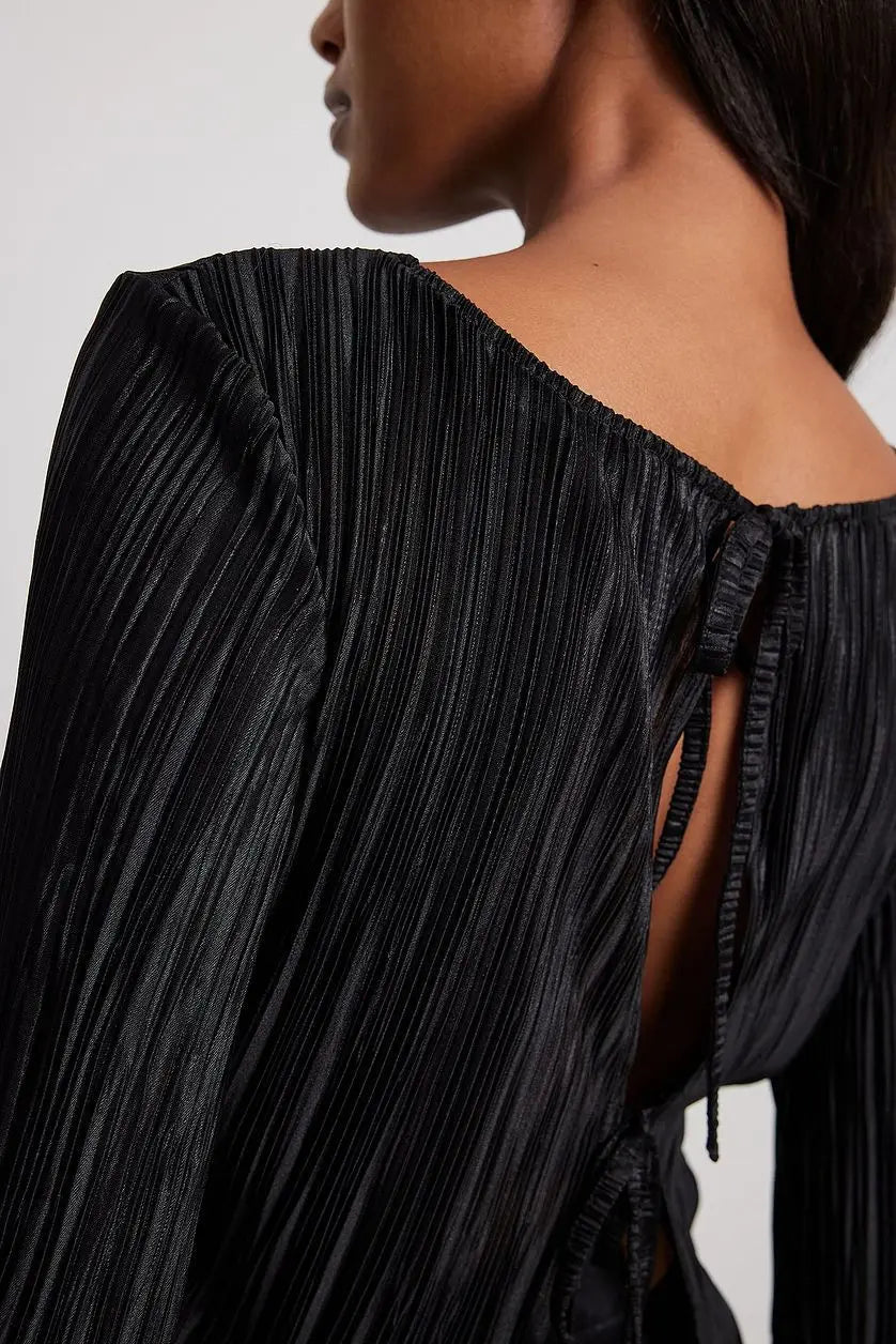 Designers' Lace-Up Long Sleeves Shirt