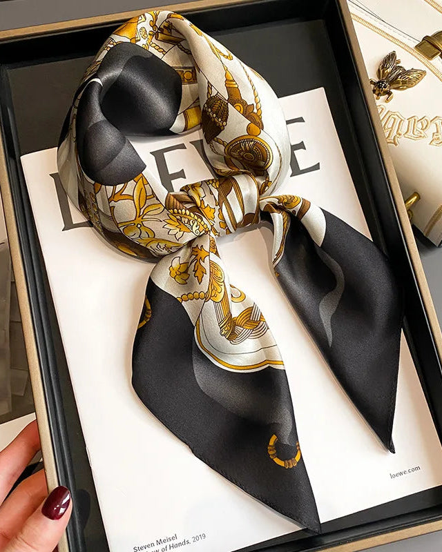 New Women's Silk Printed Scarf