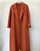 Belted A-Line Wool-Blend Coat