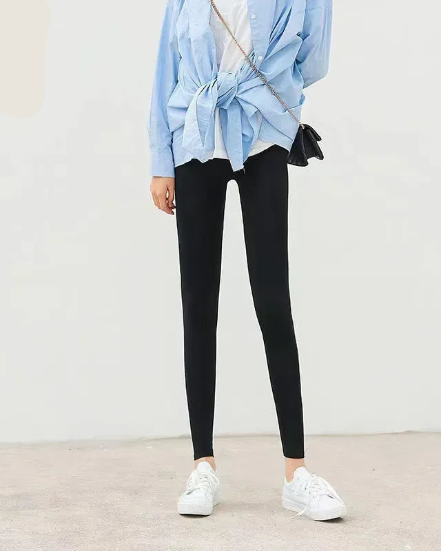 Cotton Mid-Calf Leggings