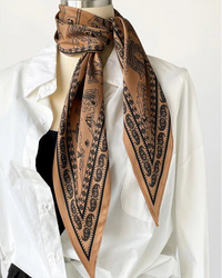 Women's Twill Diamond Silk Scarf