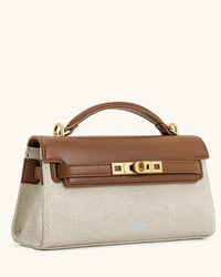 Luxury Crocodile-Print Handbag