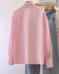 Refined Polo Collar Pullover Shirt