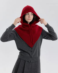 Women's Knit Balaclava Scarf Hat