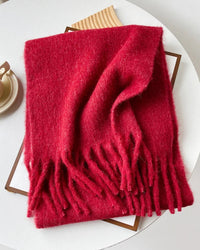 Longline Knitted Shawl Scarf