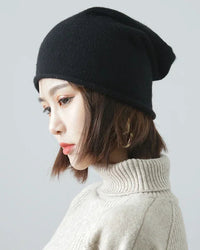 Slouchy Wool Cashmere Beanie