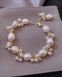 Baroque Freshwater Pearl 14K Gold Filled Bracelet