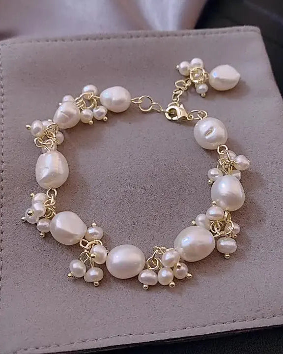 Baroque Freshwater Pearl 14K Gold Filled Bracelet