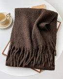 Longline Knitted Shawl Scarf