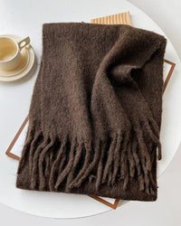 Longline Knitted Shawl Scarf