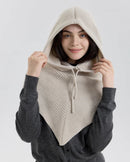 Women's Knit Balaclava Scarf Hat