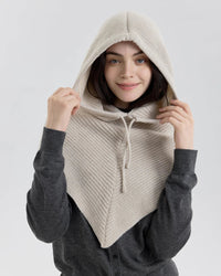 Women's Knit Balaclava Scarf Hat