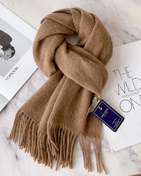 Fringed Wool Scarf