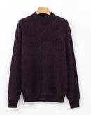 Soft Cashmere Mock-Neck Sweater