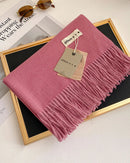 Faux Cashmere Thick Wrap Scarf in Colors