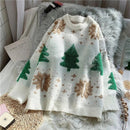 Christmas Tree Round-Neck Pullover