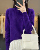 Mink Cashmere Turtleneck Sweater