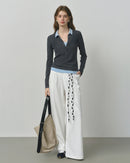 New Style Faux Two-Piece Collared Knit Sweater