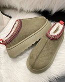 Shearling Lined Slip-On Ankle Boot