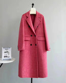 Longline Wool Cashmere Blend Coat