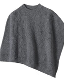 Cable-Knit Cashmere Poncho