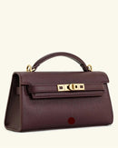 Luxury Crocodile-Print Handbag