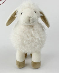 Soft plush sheep stuffed doll with PP cotton filling. Safe, skin-friendly, and closely stitched — a sweet sleeping companion and gift for babies and children.