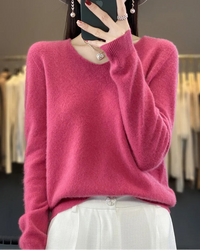Merino Wool V-Neck Pullover