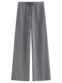 Loose-Fitting Straight-Leg Versatile Knit Casual Pants