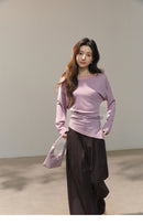 High-Waist Pleated Wide-Leg Trousers