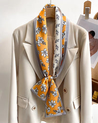 Women's Printed Silk Scarf & Shawl