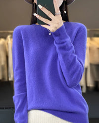 Extrafine Merino Wool Round-Neck Sweater