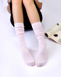 Soft Knit Casual Mid-Calf Socks