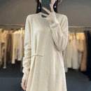 Cashmere and Wool Knitted A-Line Dress