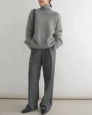 Oversized Turtleneck Cashmere Sweater