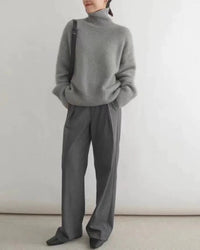 Oversized Turtleneck Cashmere Sweater