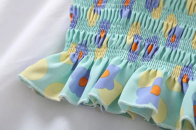 Print Folds Bohemian Sleeveless Vest