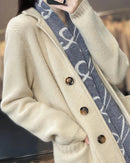Pure Wool Stand Collar Cardigan