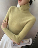 Cashmere Turtleneck Slim-Fit Pullover Sweater