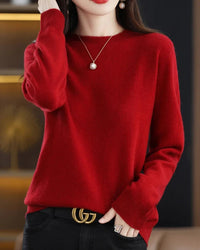 Merino Wool Round Neck Sweater
