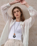 Casual Loose Single-Breasted Long-Sleeved Shirt