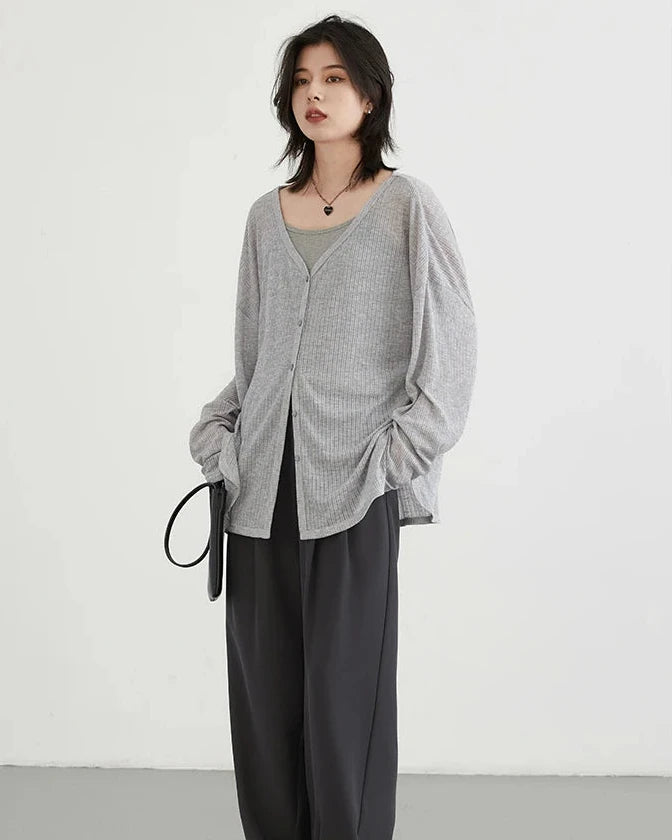 Lightweight V-Neck Cardigan