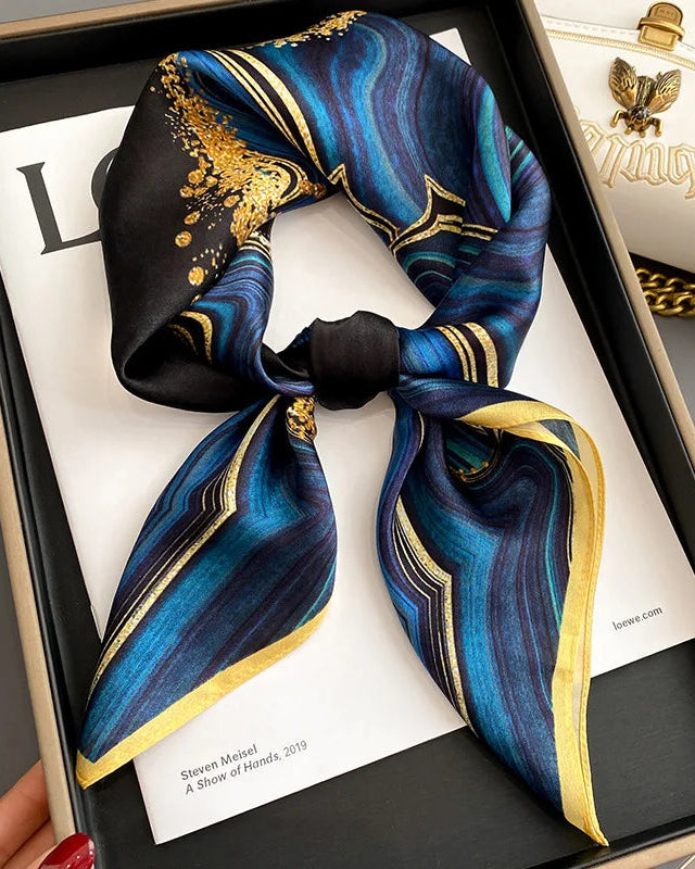 New Women's Silk Printed Scarf