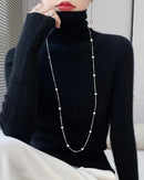 Cashmere Turtleneck Slim-Fit Pullover Sweater