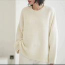 Round Neck Loose Cashmere Sweater