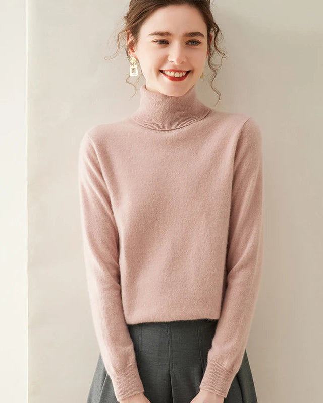 Classic Cashmere Turtleneck Sweater