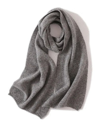 Textured Knitted Wool Scarf Shawl