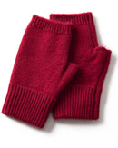 Cashmere Knit Fingerless Wrist-Warmers