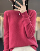 Extrafine Merino Wool Round-Neck Sweater